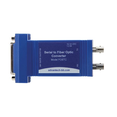 Serial Converter, RS-232 MODEM DB9 F to MM Fiber ST