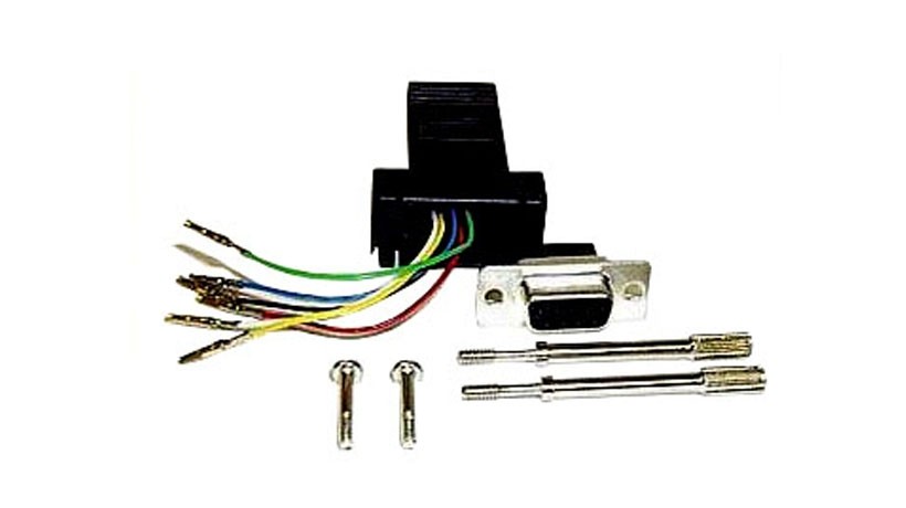 Serial Port Adapter, DB9 F to RJ-45
