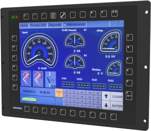 EN 50155 12.1" Fanless Railway Touch Panel PC with Intel Atom® x7-E3950 Processor