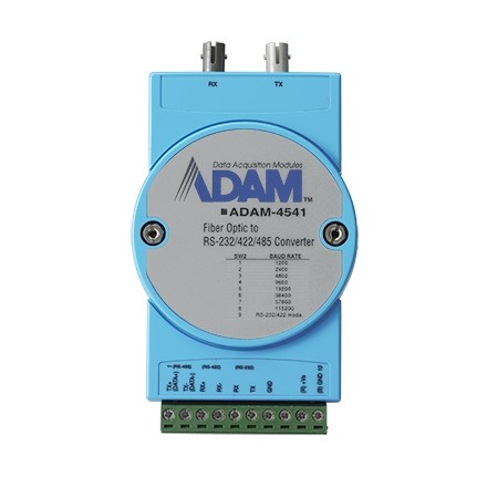 Multi-mode Fiber Optic to RS-232/422/485 Converter