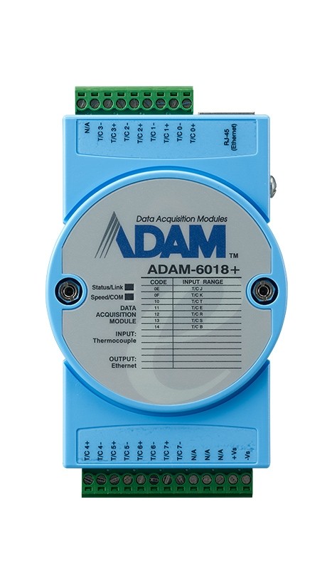 8Thermocouple IoT Modbus/SNMP/MQTT Ethernet Remote I/O