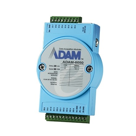 12DI/6DO IoT Modbus/SNMP/MQTT Ethernet Remote I/O