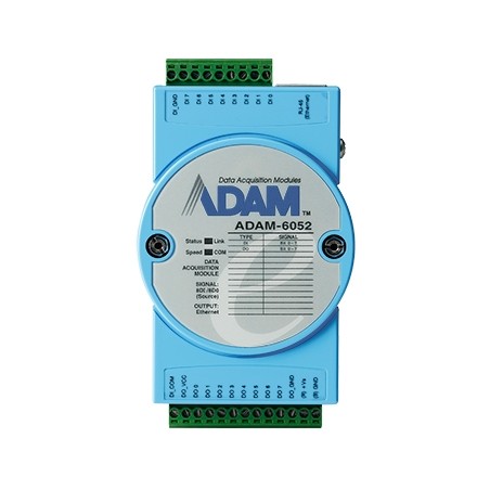8DI/8DO(source type) IoT Modbus/SNMP/MQTT Ethernet Remote I/O