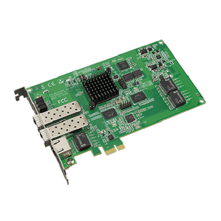 2-Port SFP Base Etheret with HSR/PRP PCI Express Communication Card