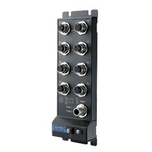 8 Port M12 Unmanaged Industrial Ethernet Switch, IP67 Rating