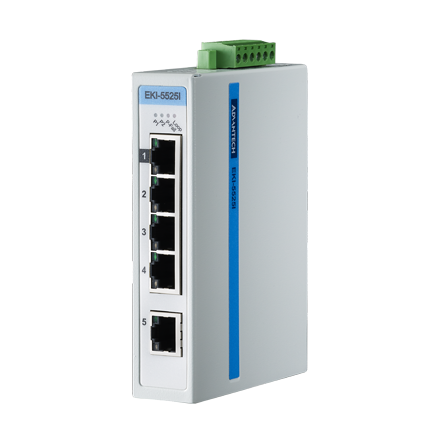 5FE Unmanaged Ethernet Switch, ATEX/C1D2/IECEx, -40~75℃