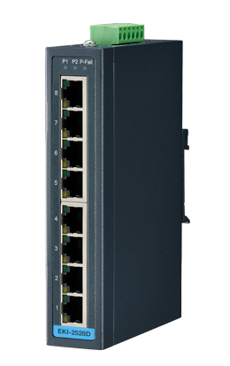 8FE DNV Unmanaged Ethernet Switch, -40~75℃