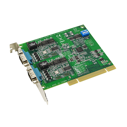 2-port RS-232 PCI Communication Card w/Surge & Isolation