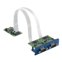 Isolated RS-422/485, 2-Ports, DB9, PCIe I/F