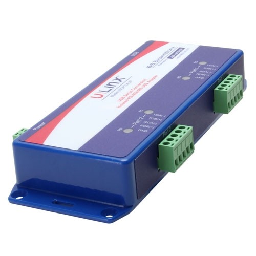 Serial Converter, USB 2.0 to 2 x RS-422/485 TB, Isolated