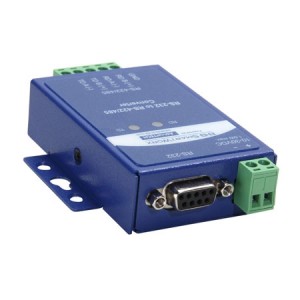 Serial Converter, RS-232 DB9 F to RS-422/485 TB, Isolated