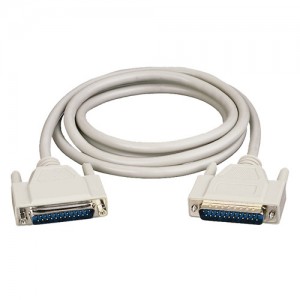 Serial Cable, DB25 M to DB25 M, 1.8 m / 6 ft