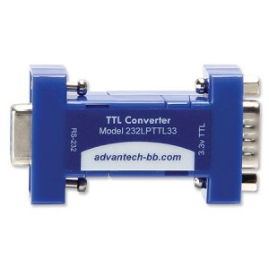 Serial Converter, RS-232 DB9 F / 3.3 V TTL DB9 M, Port Powered