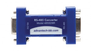 Serial Converter, RS-232 DB9 F to RS-485 2W DB9 F, Port Powered