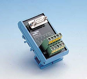  20-pin DIN-rail Flat Cable Wiring Board