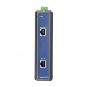 1GE PoE Splitter, IEEE802.3af, 44~57VDC, -40~75℃