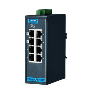8FE Managed Ethernet Switch support EtherNet/IP,-40~75℃