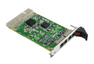 3U CompactPCI® 4 RJ45 Port Gigabit Ethernet Card