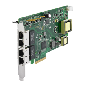 4-port 10/100/1000 BaseT(X) 802.3af (PoE) Compliant Ethernet ports