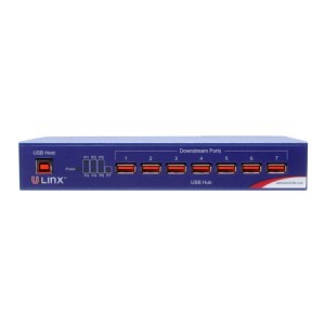 USB 2.0 Hub, 7 port, Industrial