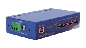 USB 2.0 Hub, 4 port, Ind. Isolated